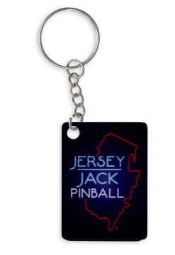 Jersey Jack Pinball Logo Keychain